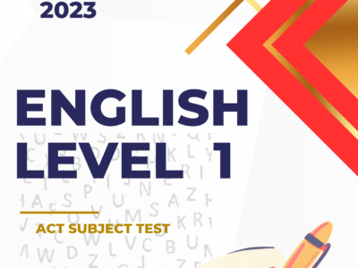 English level 1 ACT Subject